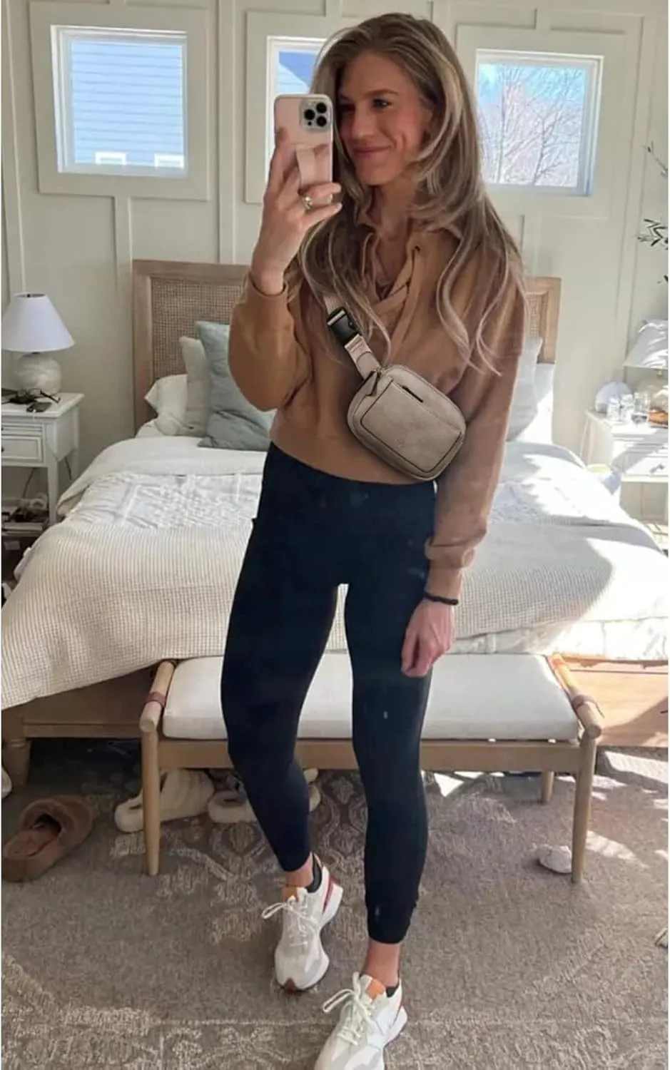 CLUCI Belt Bag for Women, Mini Everywhere Crossbody Waist Bag Adjustable Strap, Vegan Leather Women's Fanny Pack