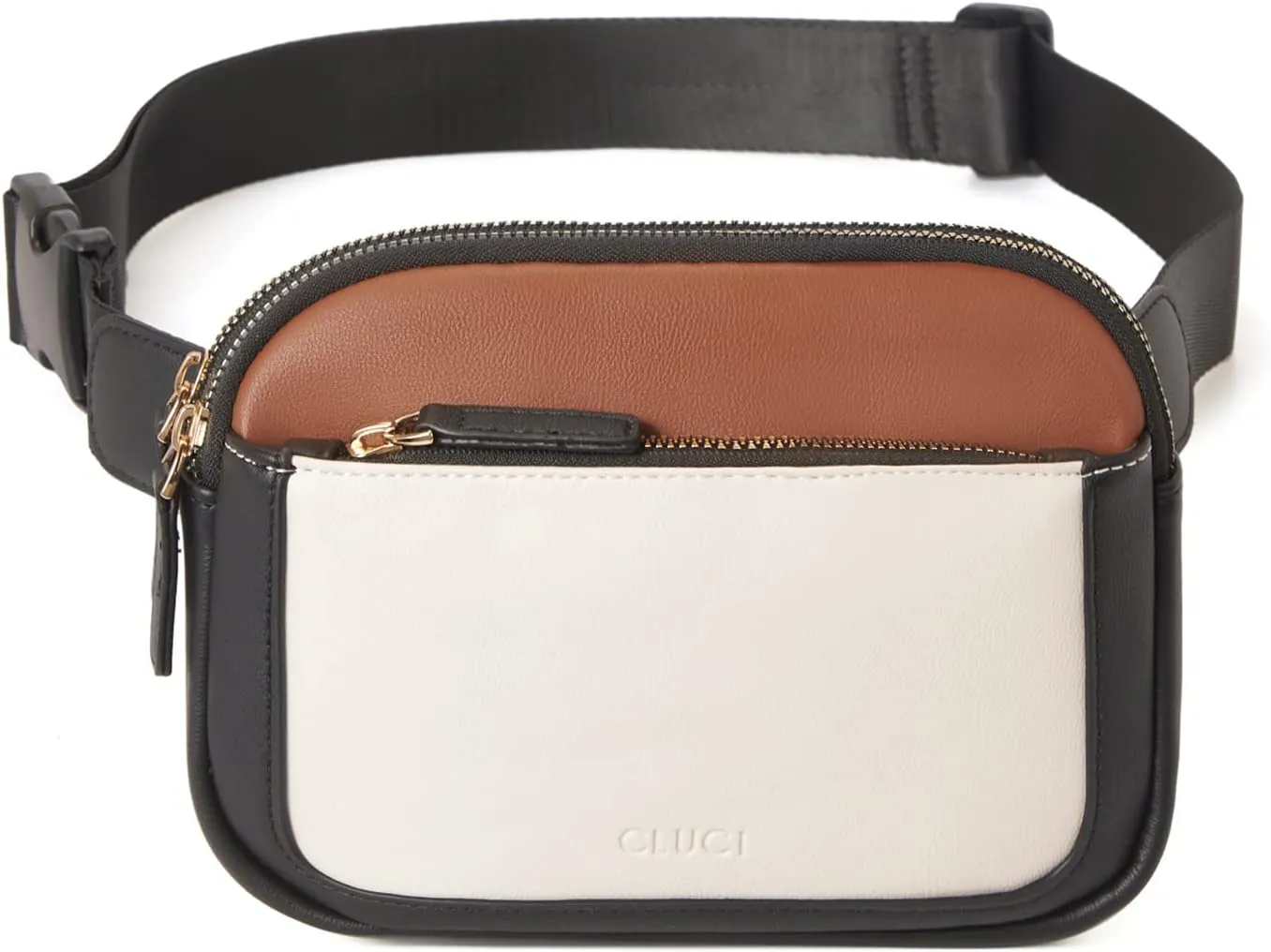 CLUCI Belt Bag for Women, Mini Everywhere Crossbody Waist Bag Adjustable Strap, Vegan Leather Women's Fanny Pack