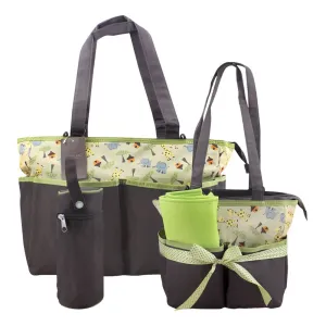 Colorland 2 in 1 Mother Diaper Bag in Green