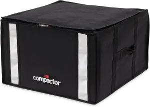 Compactor Vacuum Storage Bag M | Space Saver Vacuum Storage Bags for Clothes, Comforters & Blankets | Ultimate Storage Solution for Wardrobe | Black Semi-Rigid Box |