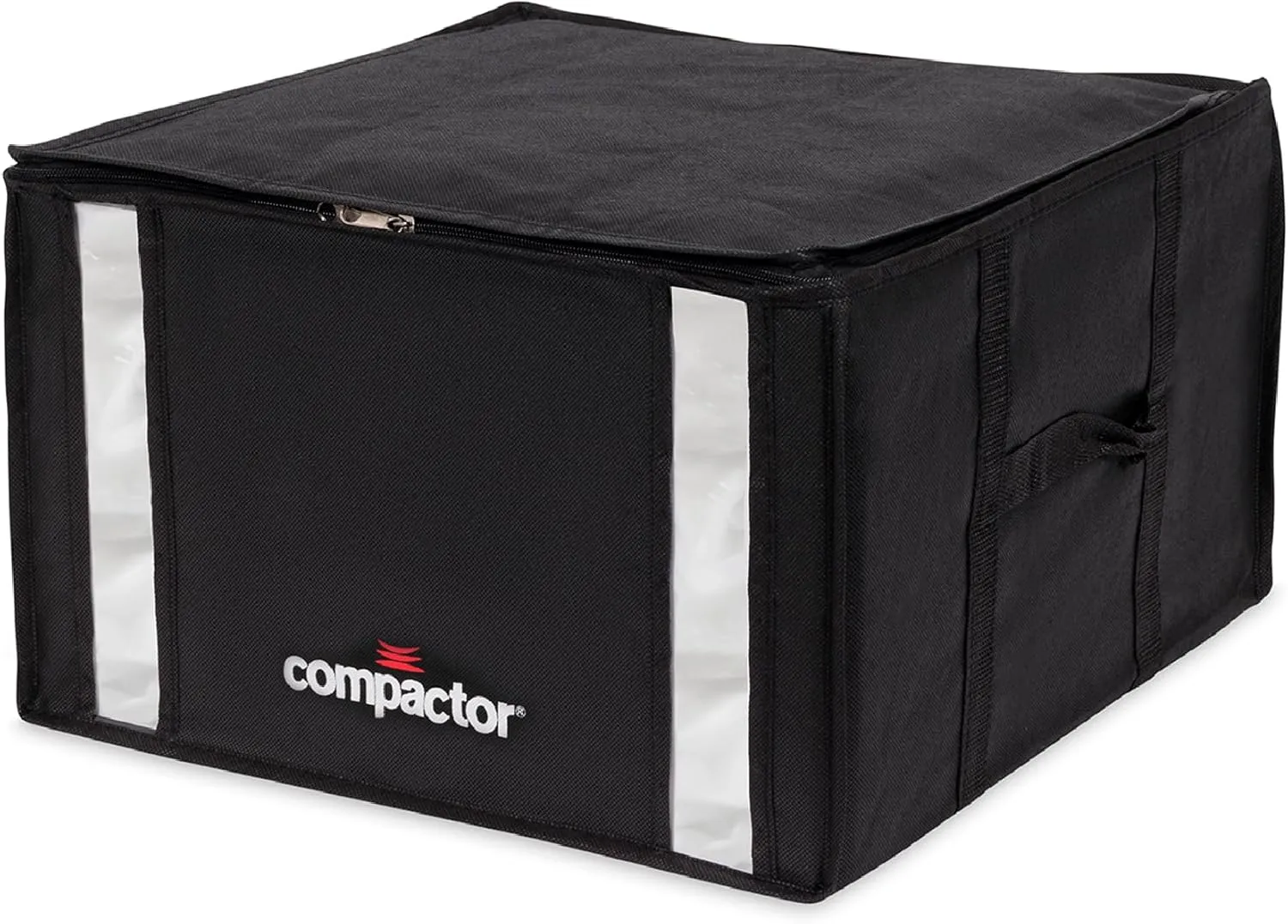 Compactor Vacuum Storage Bag M | Space Saver Vacuum Storage Bags for Clothes, Comforters & Blankets | Ultimate Storage Solution for Wardrobe | Black Semi-Rigid Box |