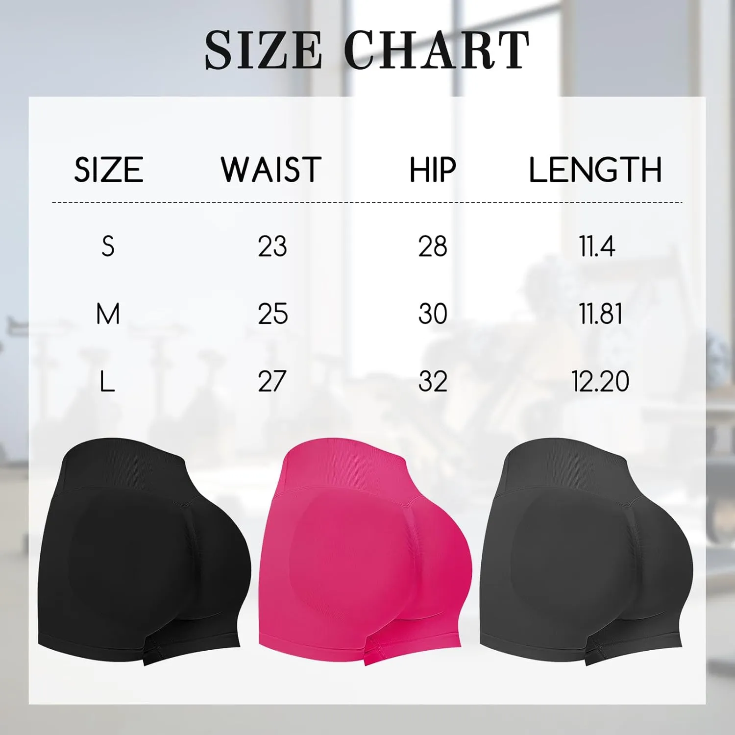 Coume 3 Pack Workout Shorts for Women Waist Seamless High Cross Scrunch Butt Lifting Biker Gym Yoga Athletic Booty Shorts