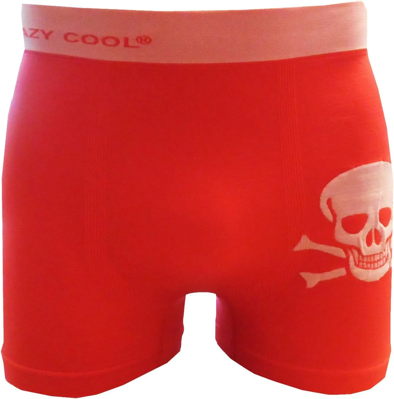 Crazy Cool Mens Comfortable Fun Nylon Seamless Short Boxer Boxer 6-Pack