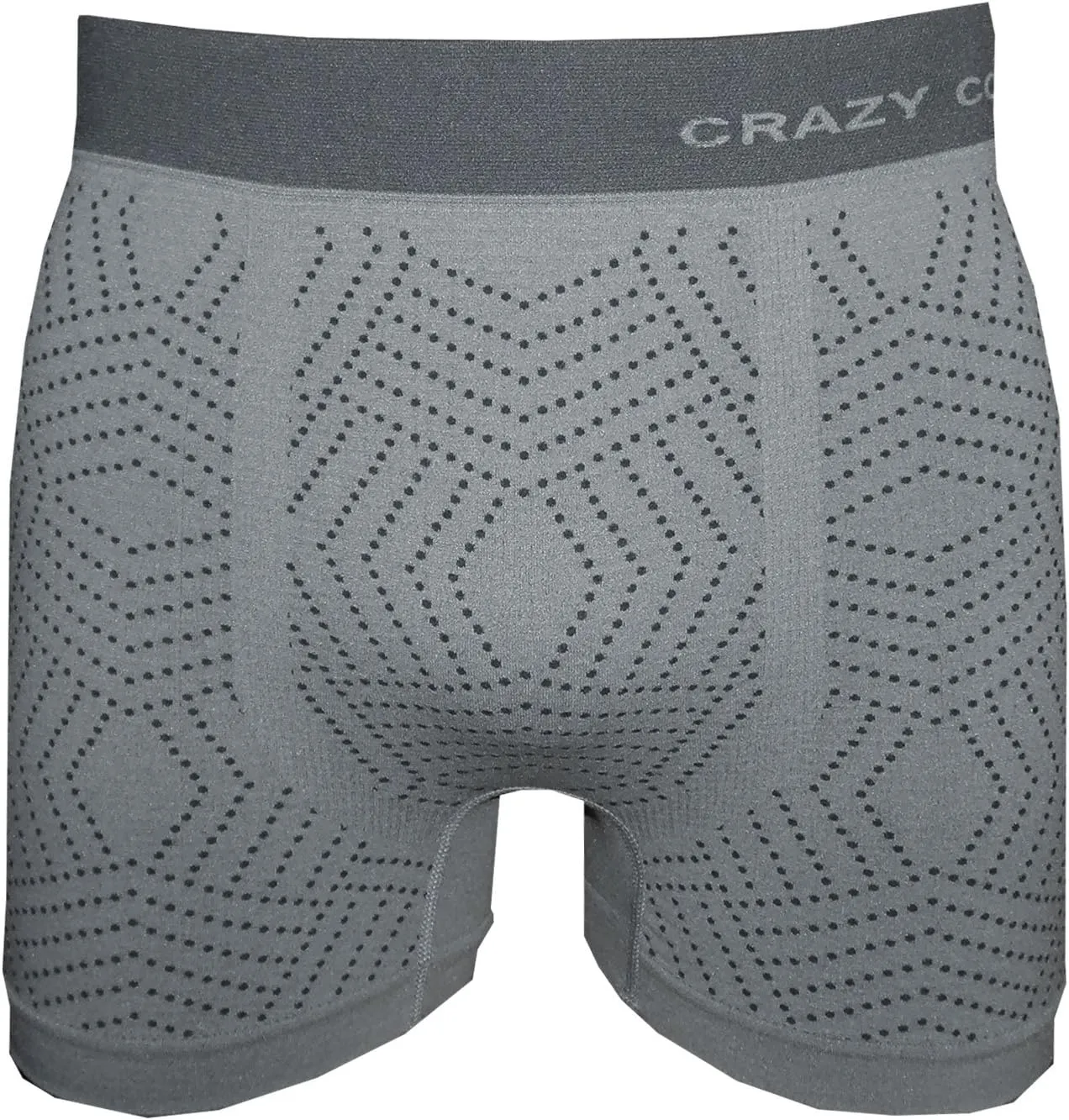 Crazy Cool Mens Comfortable Fun Nylon Seamless Short Boxer Boxer 6-Pack
