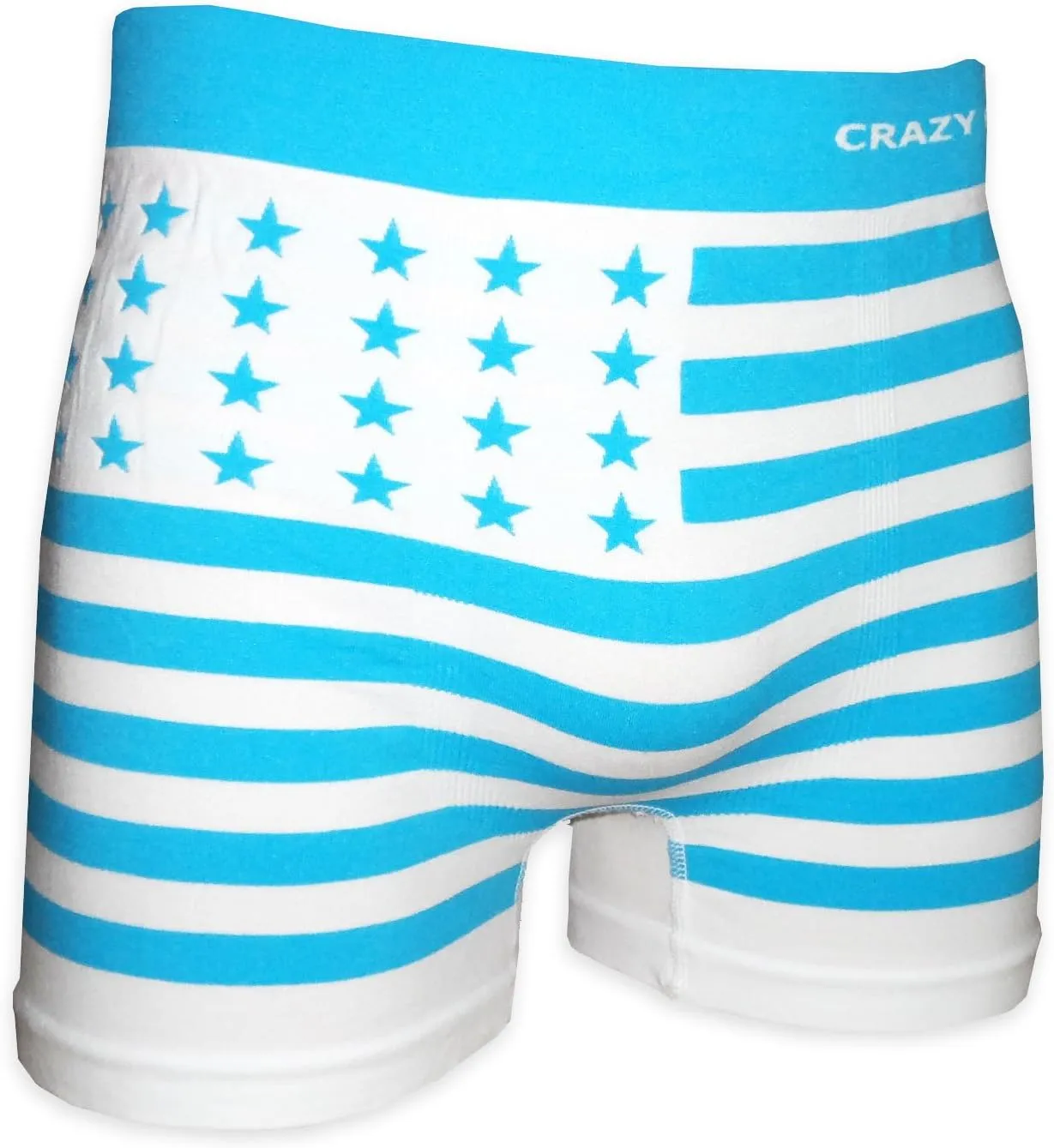 Crazy Cool Mens Comfortable Fun Nylon Seamless Short Boxer Boxer 6-Pack