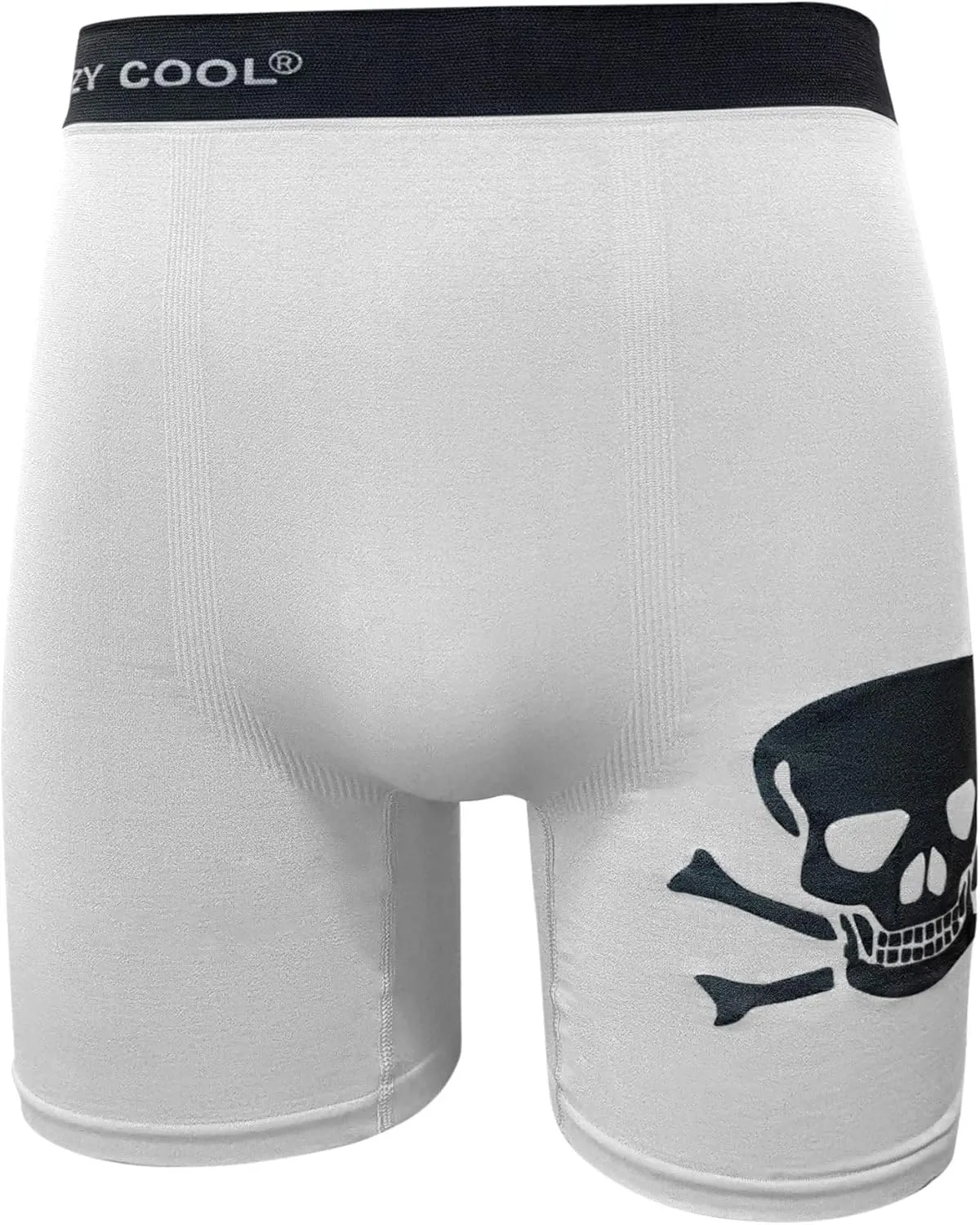 Crazy Cool Mens Comfortable Fun Nylon Seamless Short Boxer Boxer 6-Pack