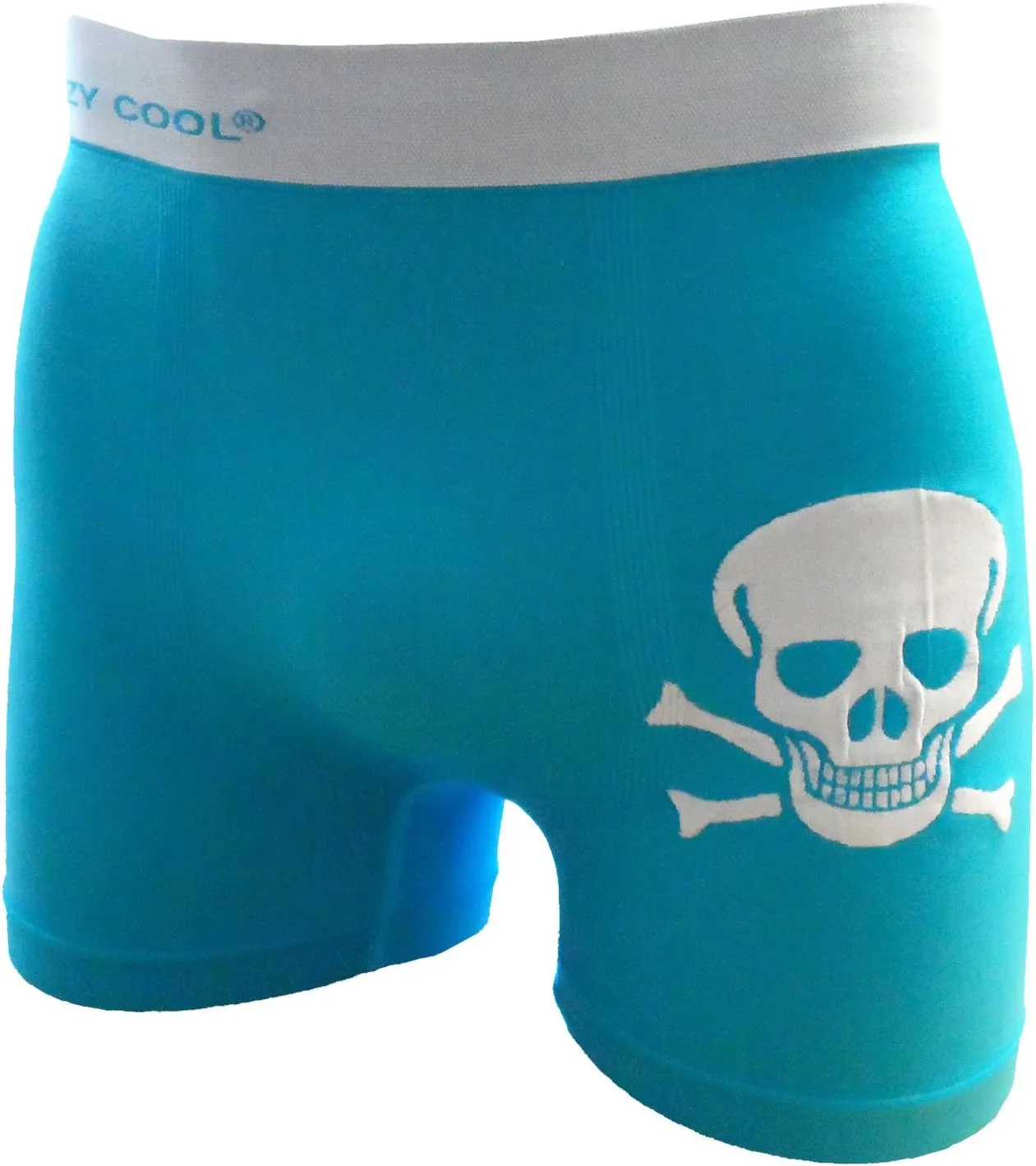 Crazy Cool Mens Comfortable Fun Nylon Seamless Short Boxer Boxer 6-Pack
