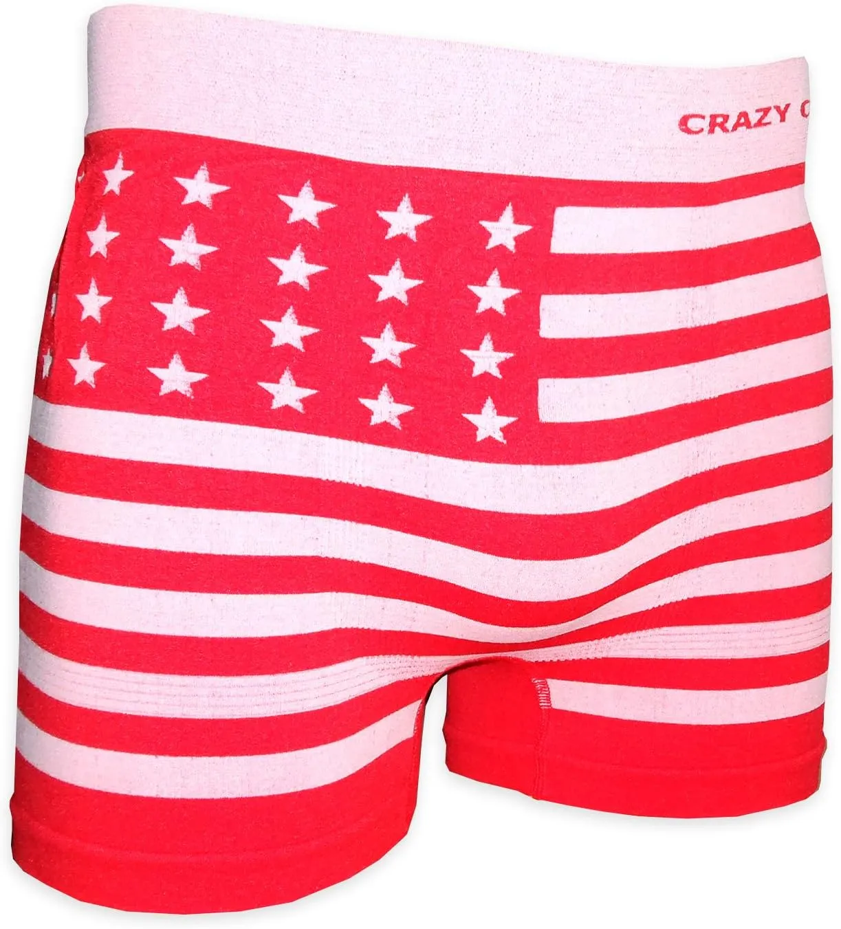 Crazy Cool Mens Comfortable Fun Nylon Seamless Short Boxer Boxer 6-Pack