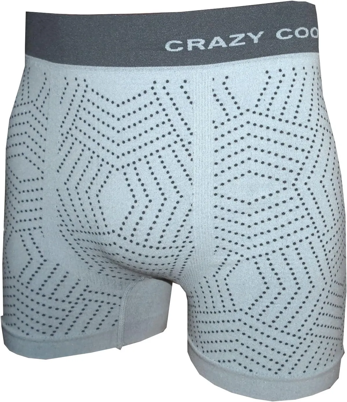 Crazy Cool Mens Comfortable Fun Nylon Seamless Short Boxer Boxer 6-Pack