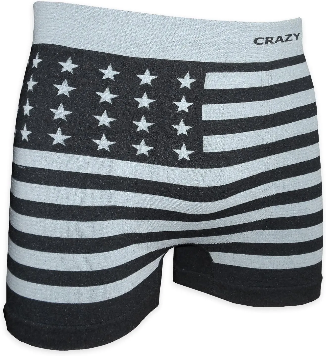 Crazy Cool Mens Comfortable Fun Nylon Seamless Short Boxer Boxer 6-Pack