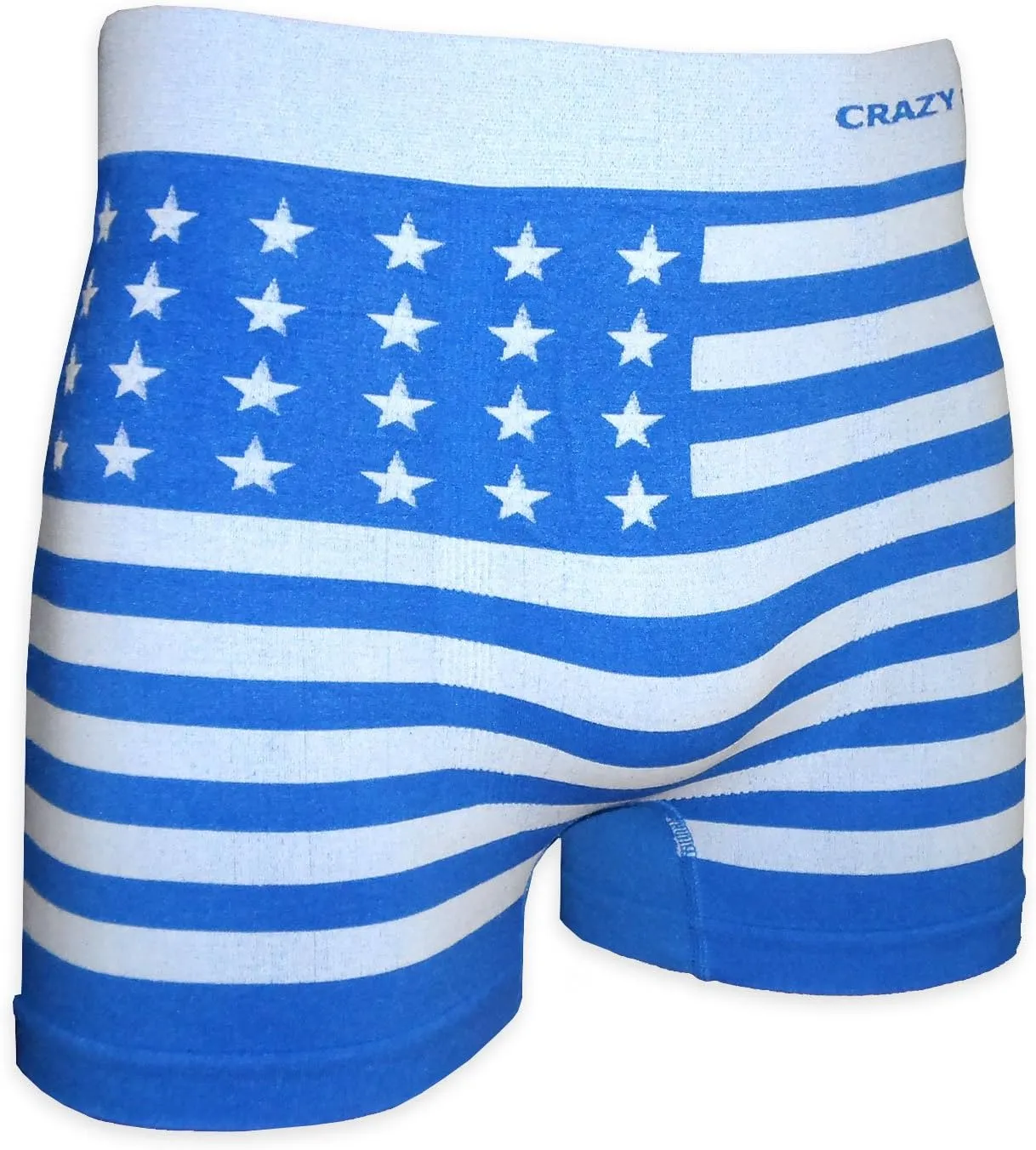 Crazy Cool Mens Comfortable Fun Nylon Seamless Short Boxer Boxer 6-Pack
