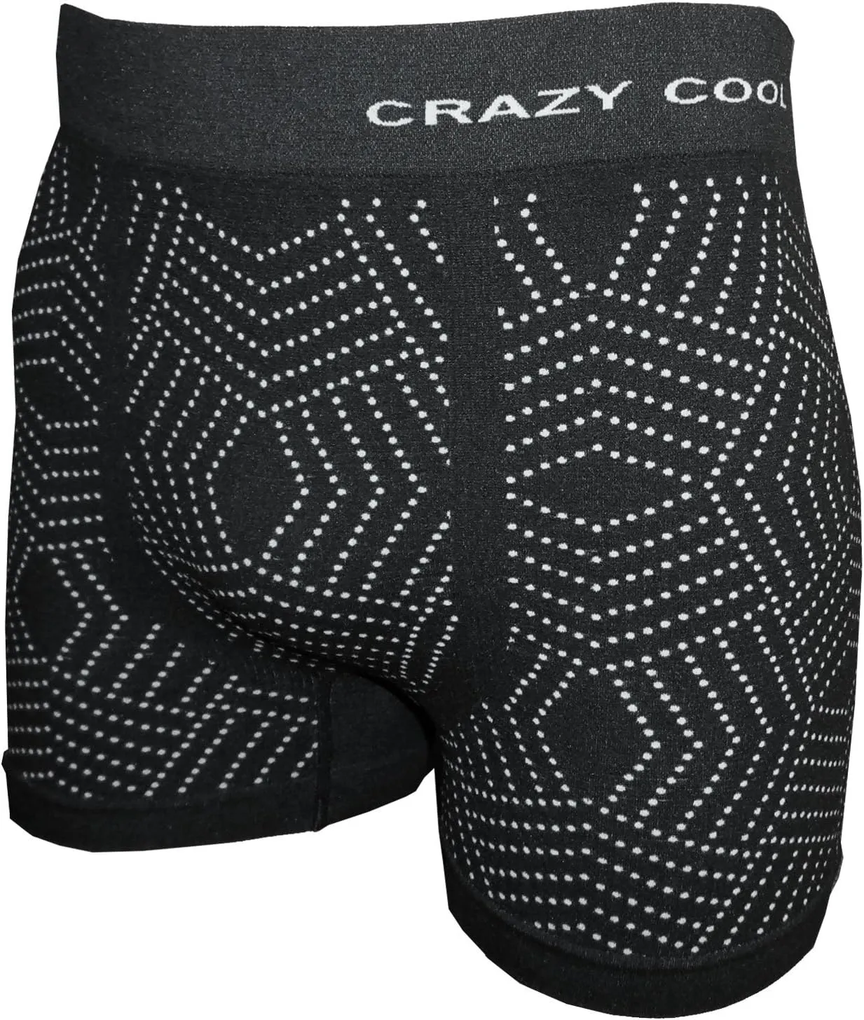 Crazy Cool Mens Comfortable Fun Nylon Seamless Short Boxer Boxer 6-Pack