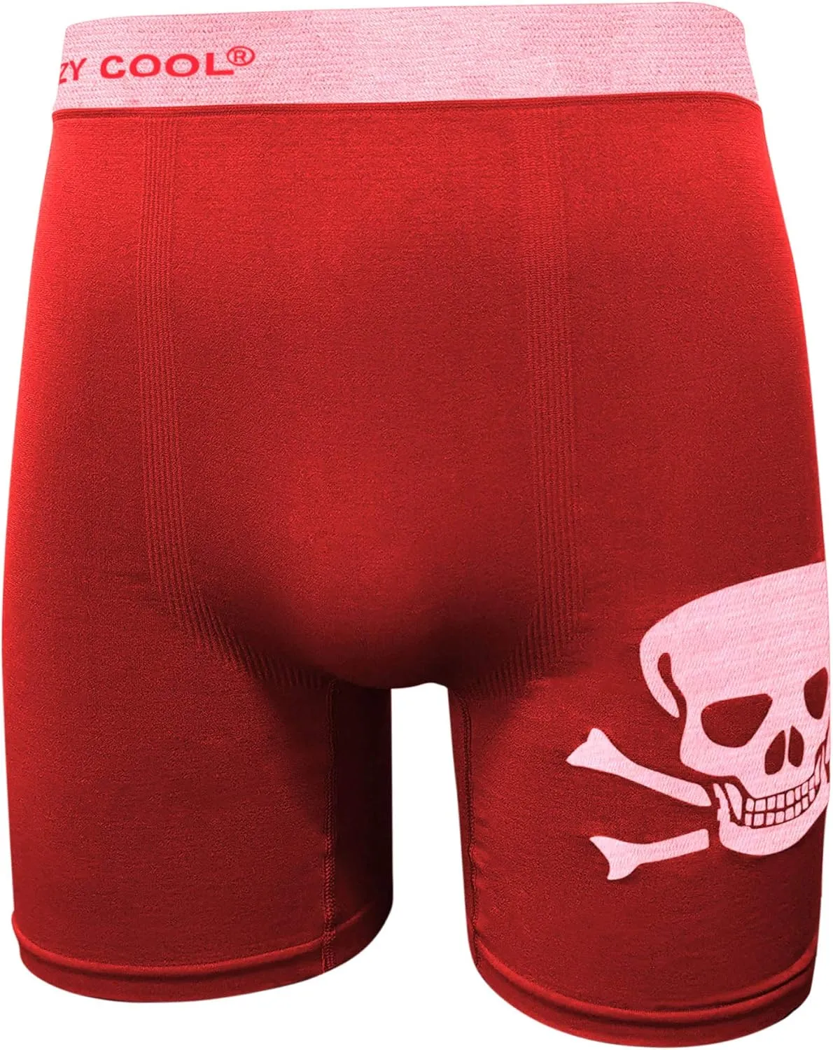 Crazy Cool Mens Comfortable Fun Nylon Seamless Short Boxer Boxer 6-Pack