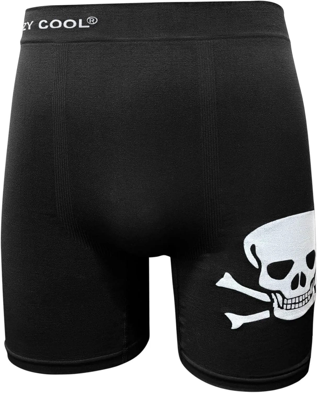 Crazy Cool Mens Comfortable Fun Nylon Seamless Short Boxer Boxer 6-Pack
