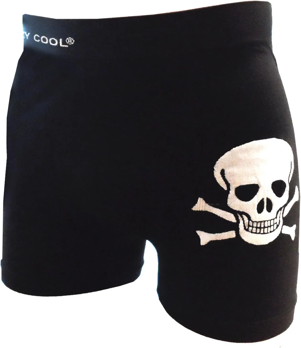 Crazy Cool Mens Comfortable Fun Nylon Seamless Short Boxer Boxer 6-Pack
