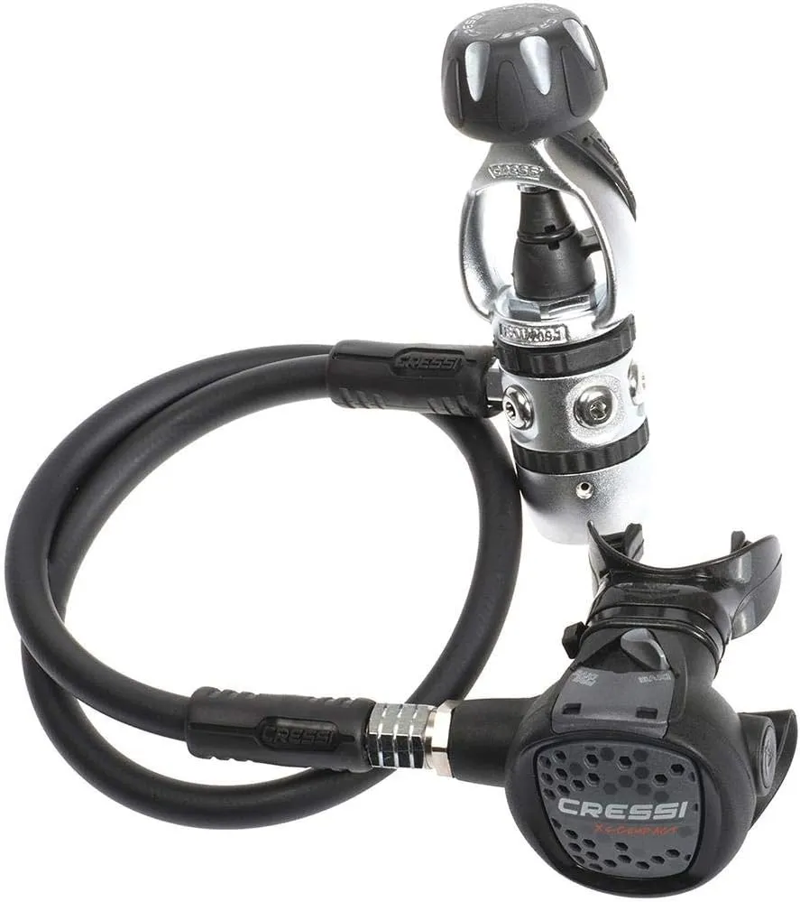 Cressi Intense Use Scuba Diving Regulator | Piston 1st Stage, Compact 2nd Stage | AC2/Compact: Made in Italy