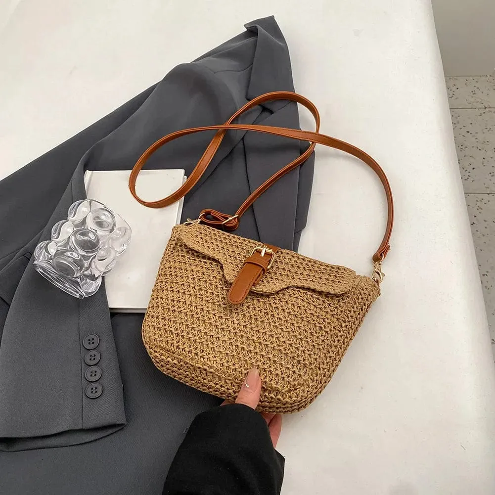 Cross Body Bag Straw