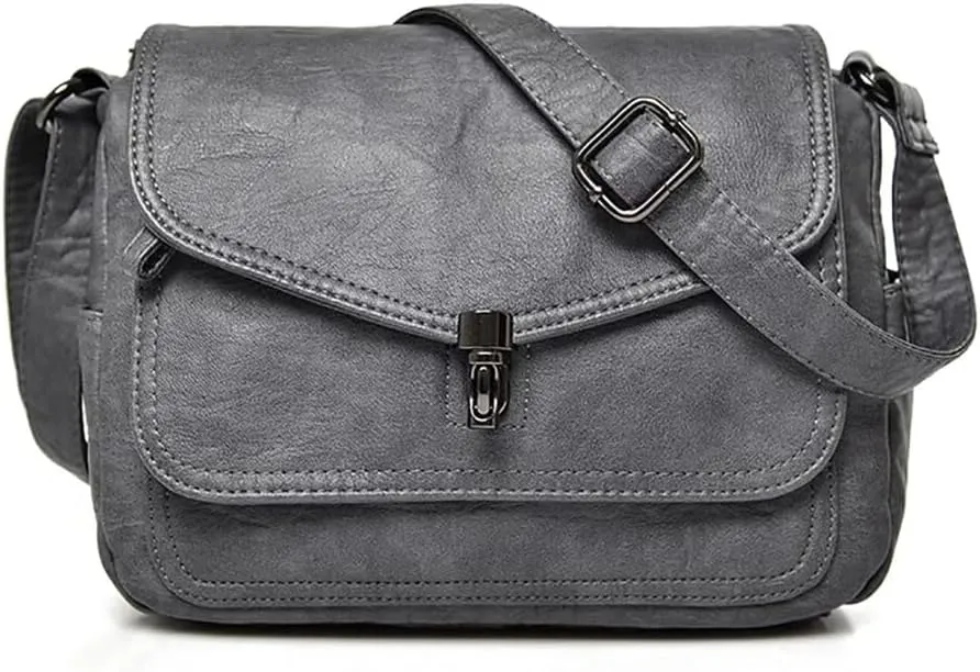 Crossbody Bag for Women Vintage Shoulder Purse Designer Tote Bag Soft Leather Top Handle Satchel Purse Hobo Handbag