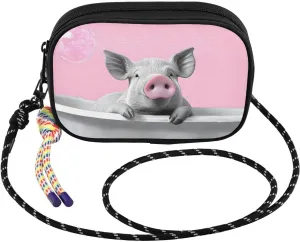 Crossbody Bag Pig Bubble Bathtub for Women Cell Phone Purses Women's Small Shoulder Handbags Wallet Purse with Strap