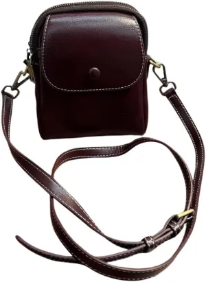 CrossBody Bag “Urban Leather” – Style, Comfort, and Reliability! (Coffee)
