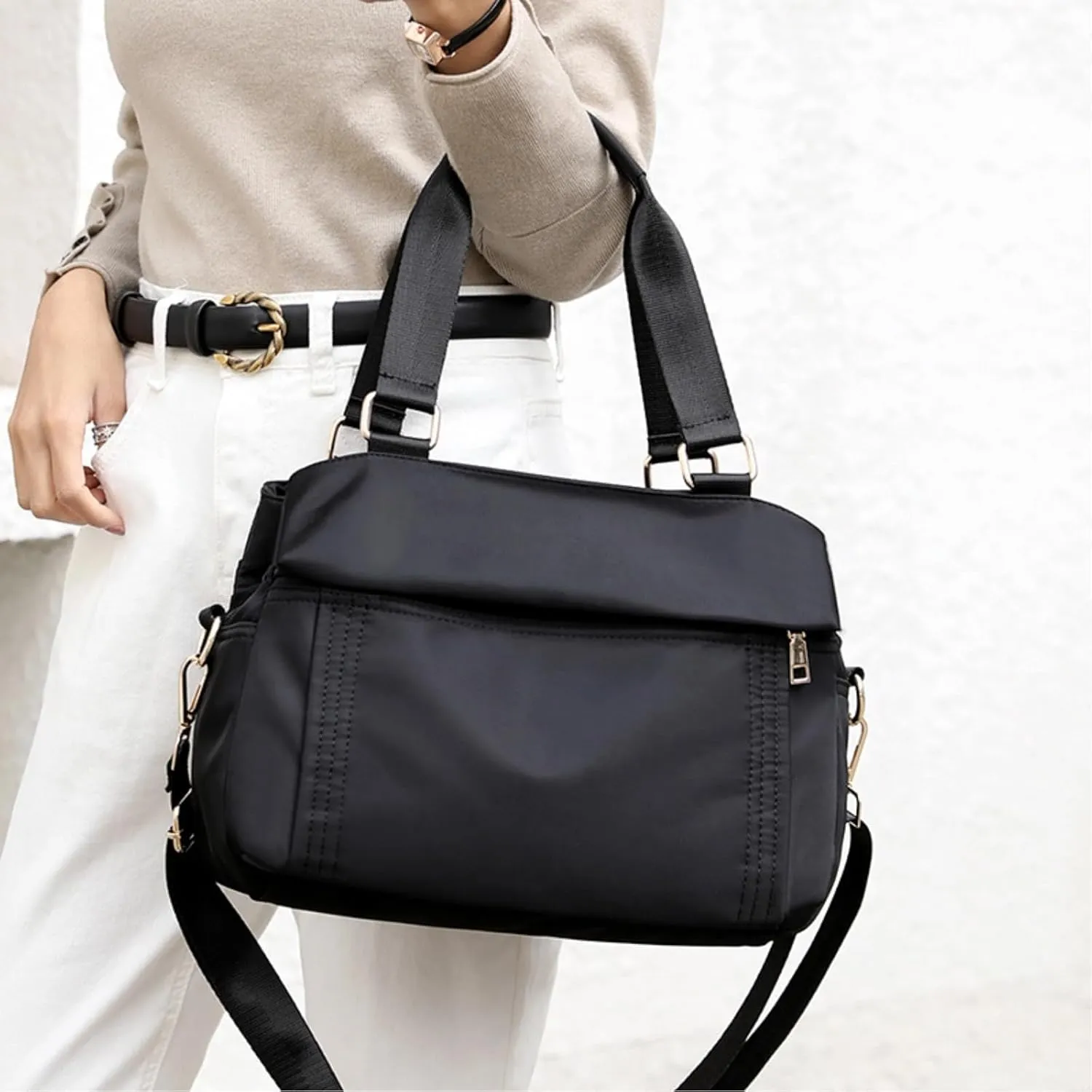 Crossbody Bags For Women Waterproof Lightweight Shoulder Bag Nylon Multiple pockets Handbags Casual Bag Purse
