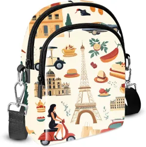 Crossbody Purse for Women Casual Cell Phone Bag Waterproof Shoulder Bags Travel