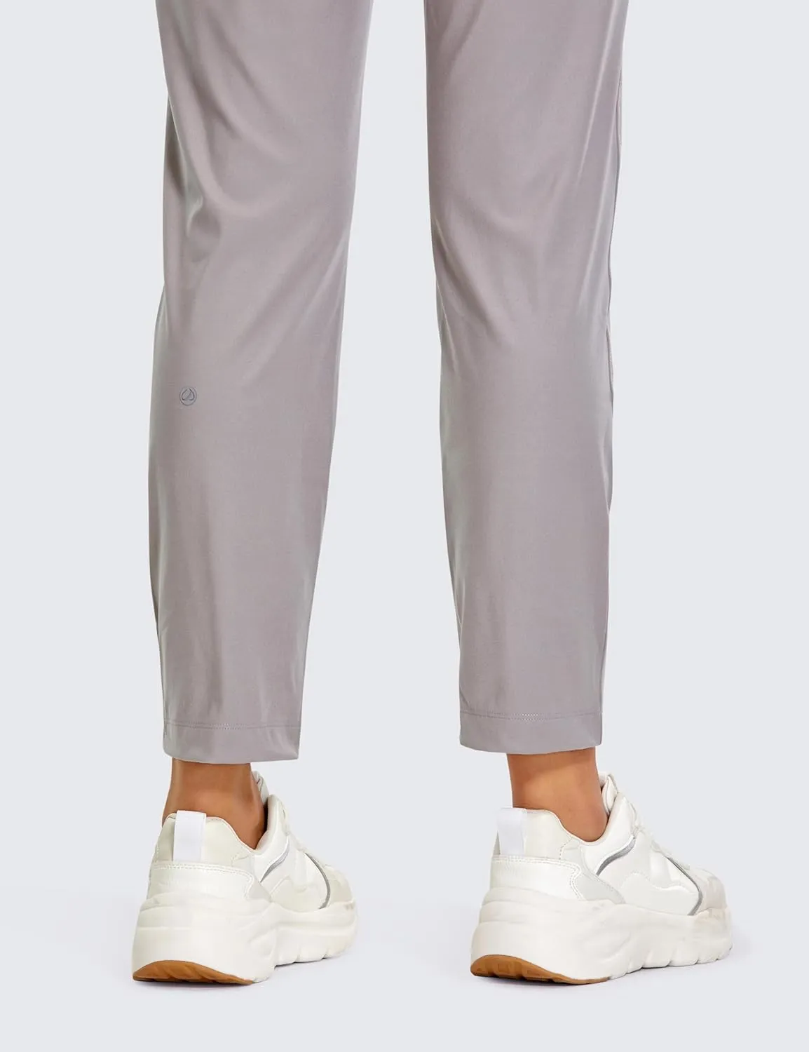 CRZ YOGA Womens 4-Way Stretch 7/8 Ankle Golf Pants Work Sweatpants Dress Yoga Travel Casual Lounge Workout Trousers Pockets