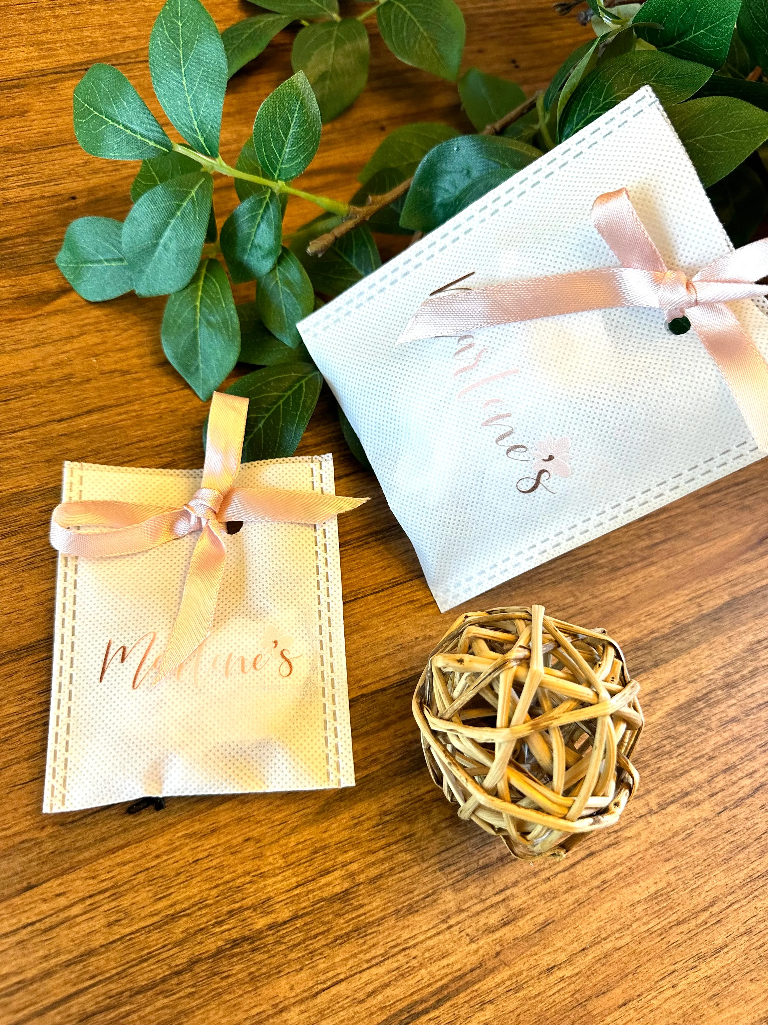 Custom EcoFriendly Ribbon Bag