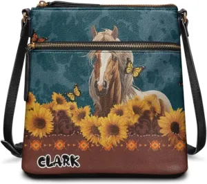 Customized Crossbody Bag for Women Leather Crossbody Purse Handbag Shoulder Bag for Shopping Dating