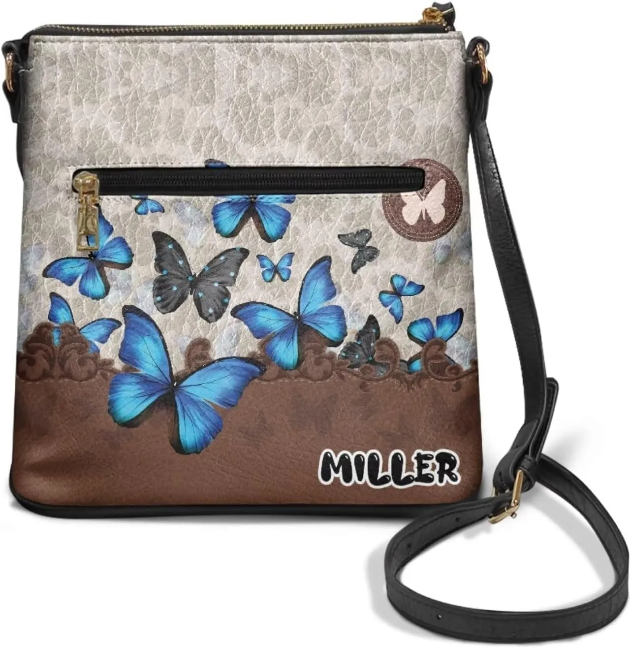 Customized Crossbody Bag for Women Leather Crossbody Purse Handbag Shoulder Bag for Shopping Dating