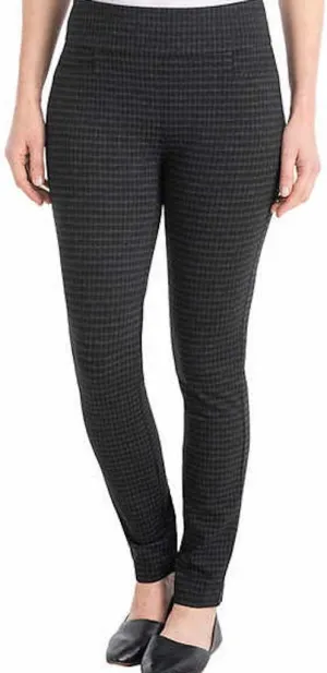 Dalia Women's Pull-On Ponte Pant with Built-in Tummy Control Panel