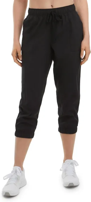 Danskin Women's Cropped Woven Jogger