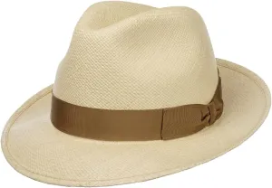 Darolan Panama Hat Women/Men Nature-Beige 7 1/4