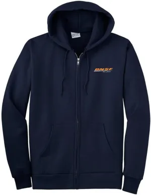 Daylight Sales BNSF Swoosh Zippered Hoodie Sweatshirt [48]