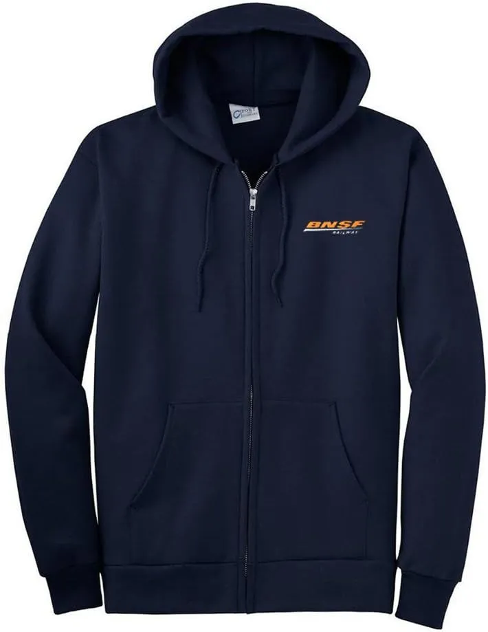 Daylight Sales BNSF Swoosh Zippered Hoodie Sweatshirt [48]