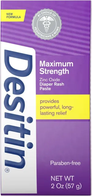 Desitin Original Diaper Rash Ointment 2 oz. (Pack of 6)