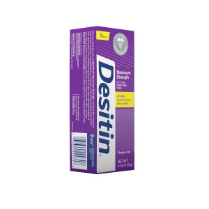 Desitinn Maximum Strength Baby Diaper Rash Cream with 40% Zinc Oxide for Treatment, Relief & Prevention 4.8 OZ (Pack of 3)