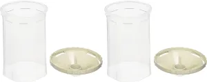 DeVilbiss DPC608 Reusable Frame and Lid - 34 fl. oz. Capacity, (Pack of 2)
