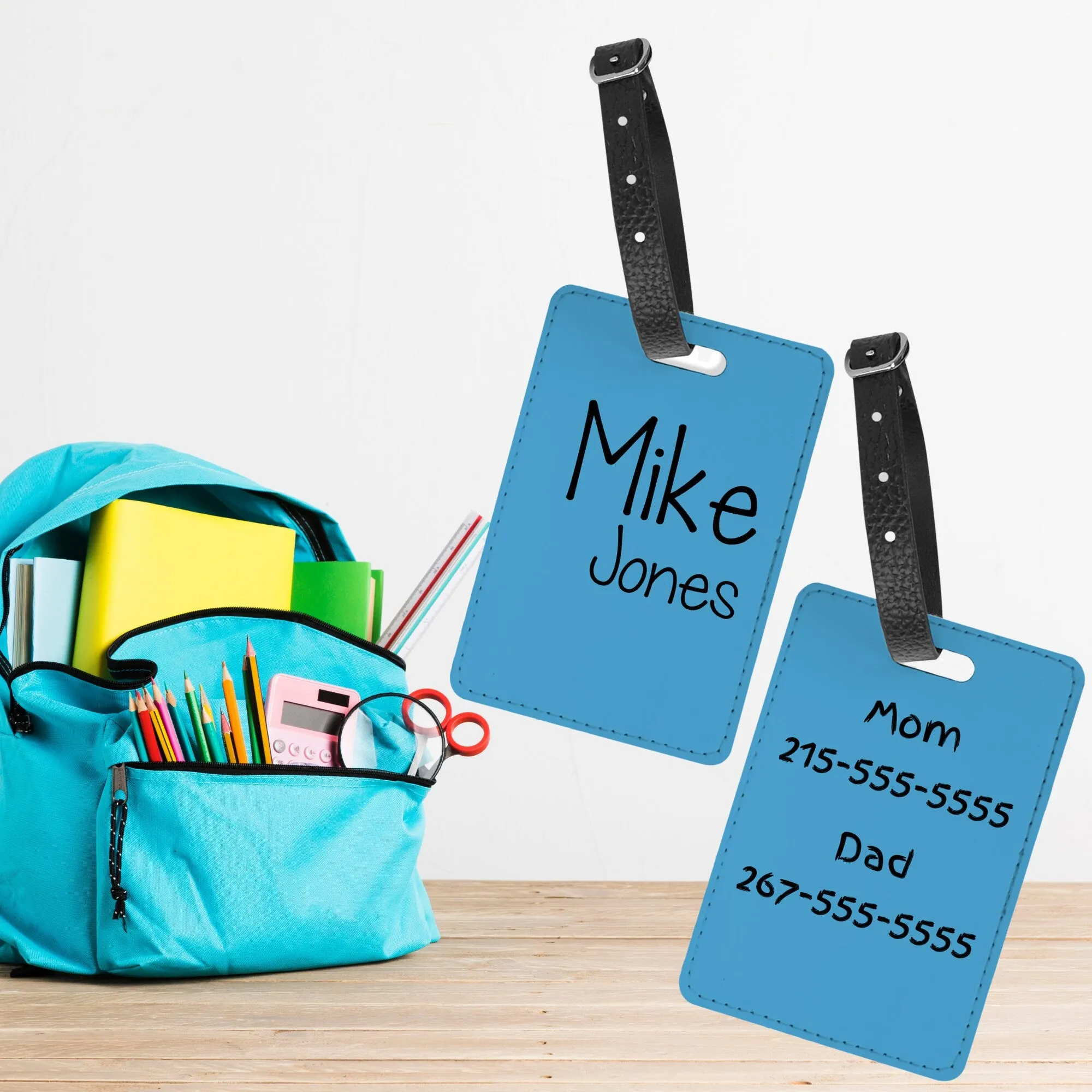 Diaper Bag Name Tag, Backpack Name Tag, Custom Luggage Tag, Personalized Diaper Bag Tag, Stroller Tag, Custom Name Backpack Tag