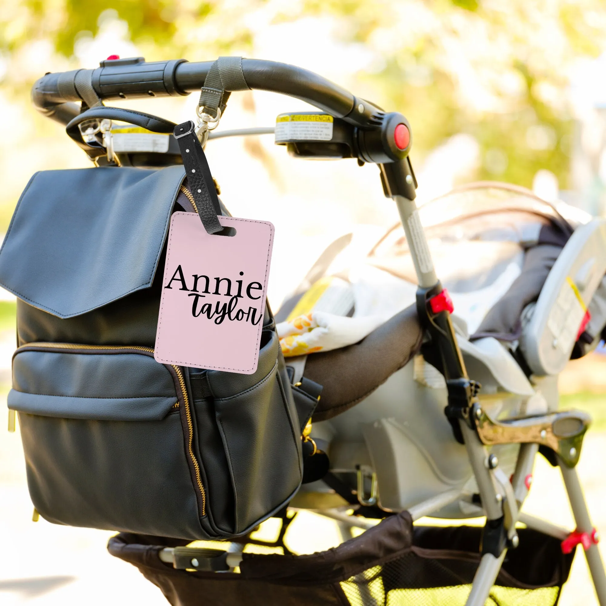 Diaper Bag Name Tag, Backpack Name Tag, Custom Luggage Tag, Personalized Diaper Bag Tag, Stroller Tag, Custom Name Backpack Tag