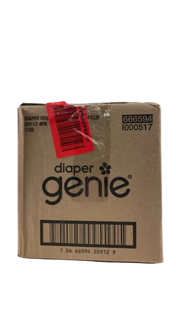 Diaper Genie Refill Bags, Unscented, 4pk of 320