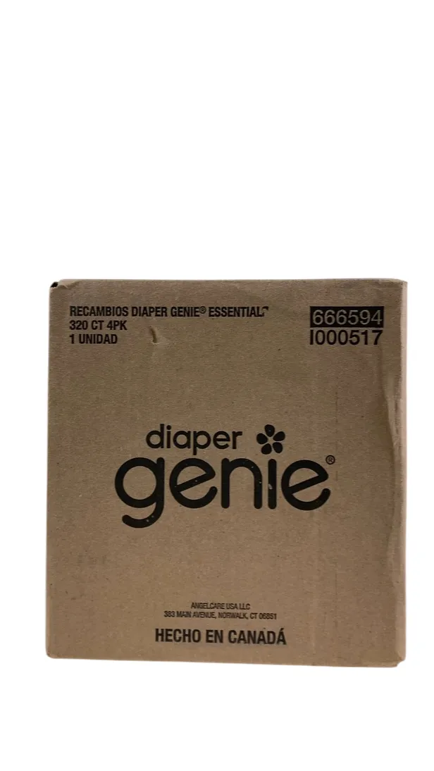 Diaper Genie Refill Bags, Unscented, 4pk of 320