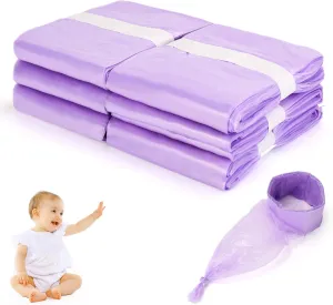 Diaper Pail Refill Bags, 6 Pack Compatible with Dekor CLASSIC Regular Size Pail, Korbell, Janibell Akord 280 Slim Model Diaper System, Holds up to 3000 Diapers