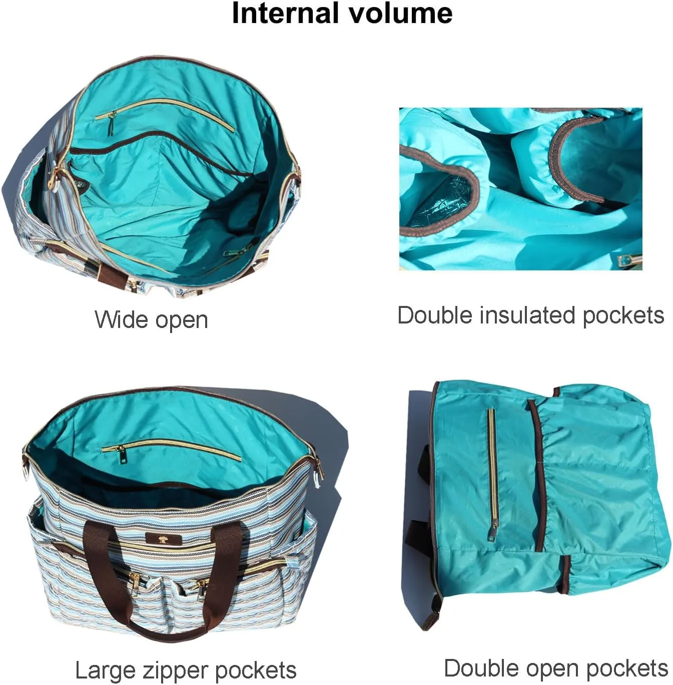 Diaper Tote Bag Totepack Backpack 2 in 1 for Women Multifunctional Large Capacity with Insulated Pockets Travel