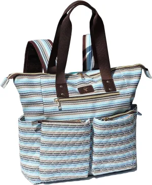 Diaper Tote Bag Totepack Backpack 2 in 1 for Women Multifunctional Large Capacity with Insulated Pockets Travel