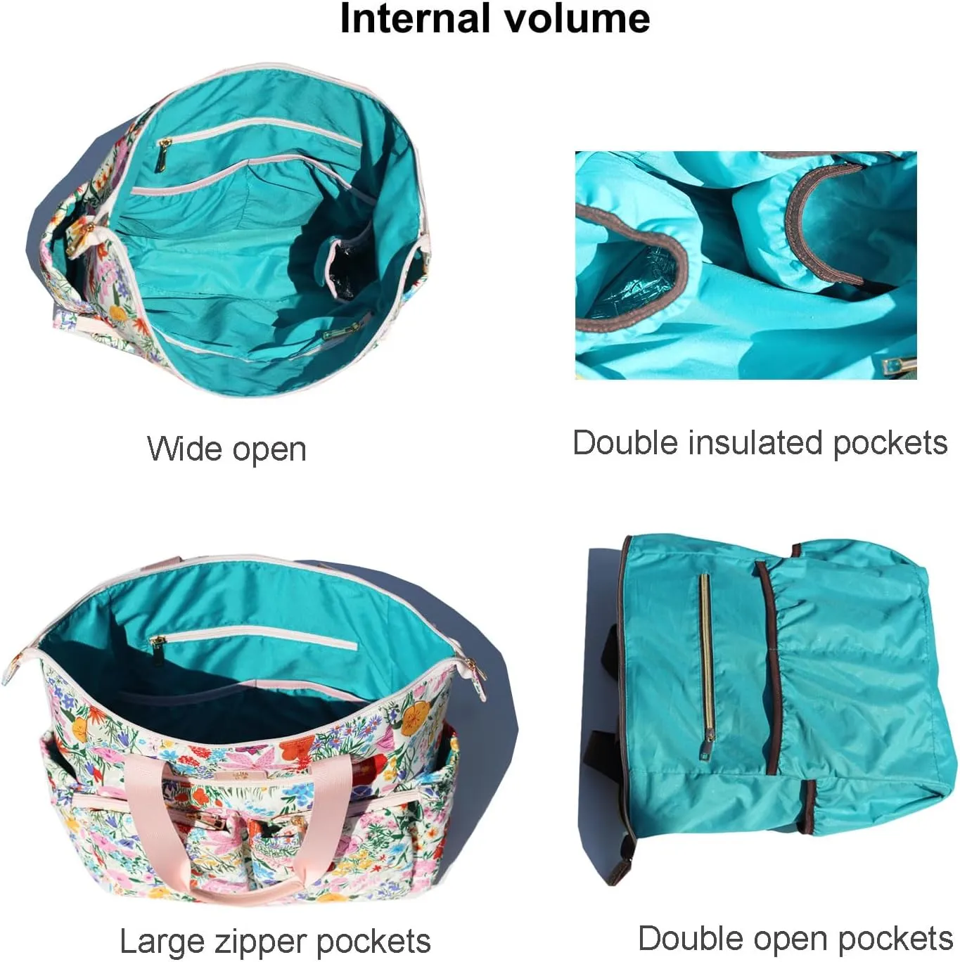 Diaper Tote Bag Totepack Backpack 2 in 1 for Women Multifunctional Large Capacity with Insulated Pockets Travel