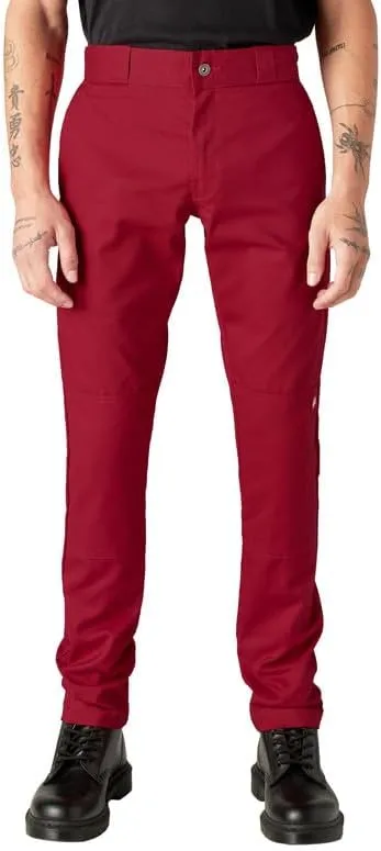 Dickies Men's Skinny-Straight Double Knee Work Pant