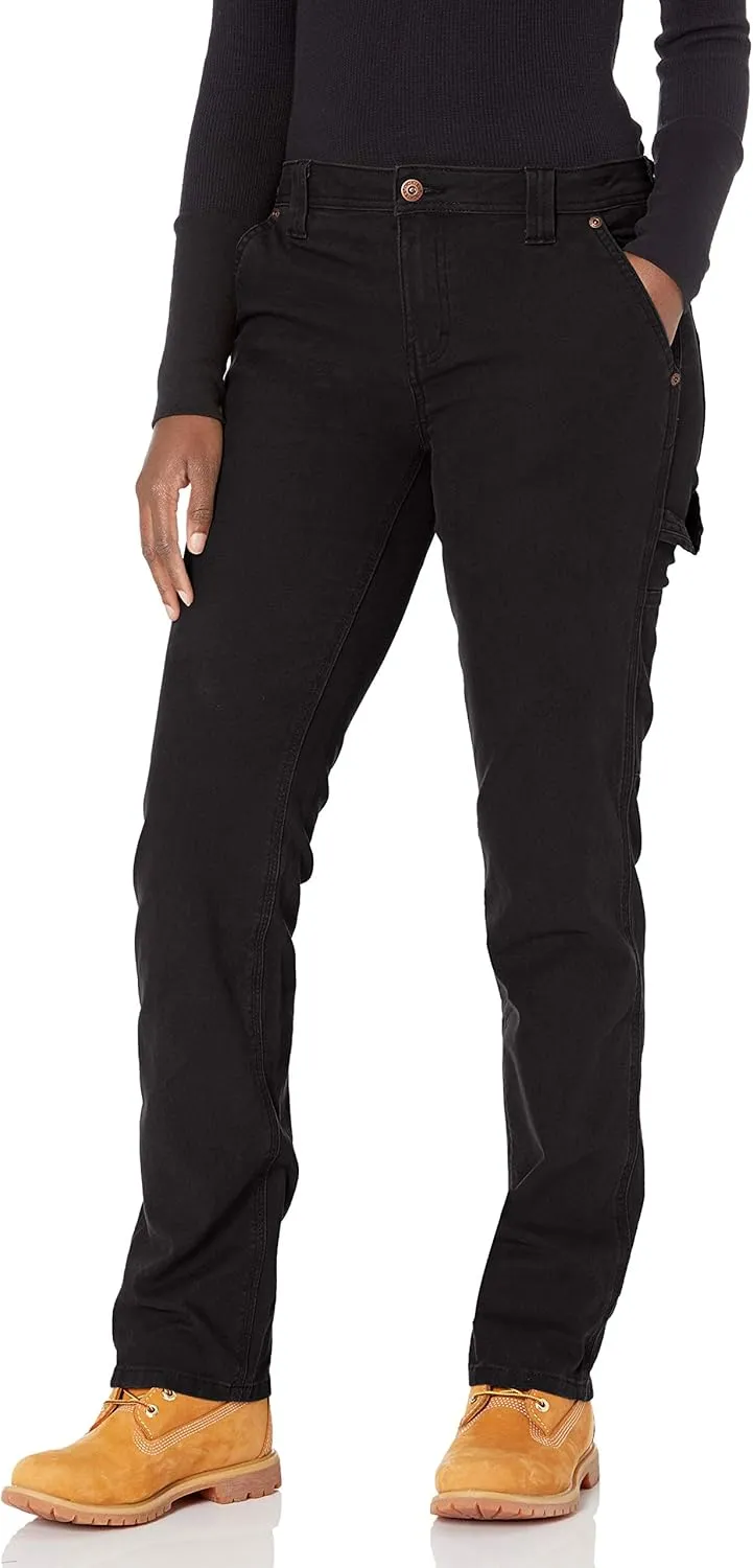 Dickies Women's Relaxed Straight Carpenter Duck Pant
