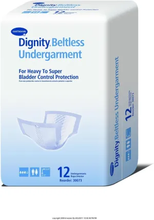 Dignity Beltless Undergarment Quantity: Pack of 12