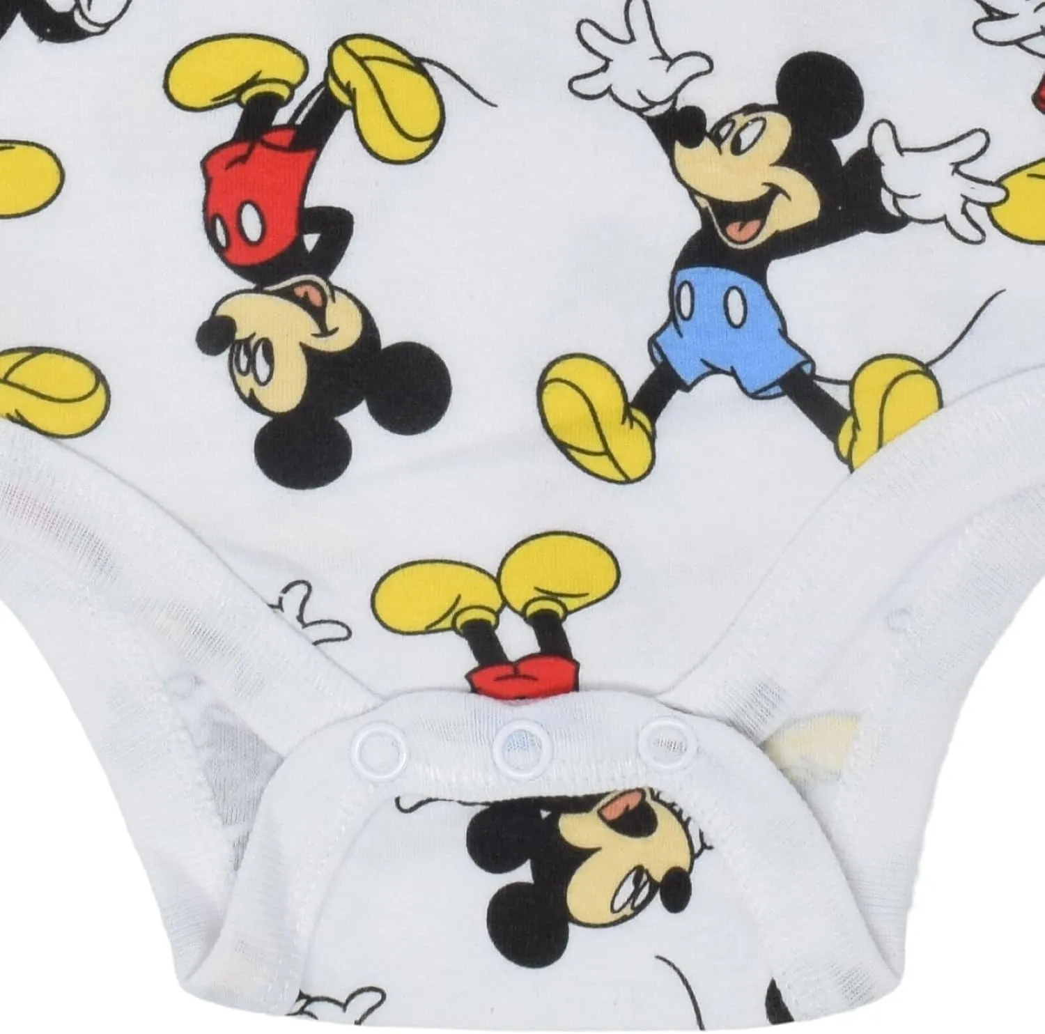 Disney Mickey Mouse Lion King Winnie the Pooh Pixar Toy Story Finding Nemo Baby 5 Pack Bodysuits Newborn to Infant